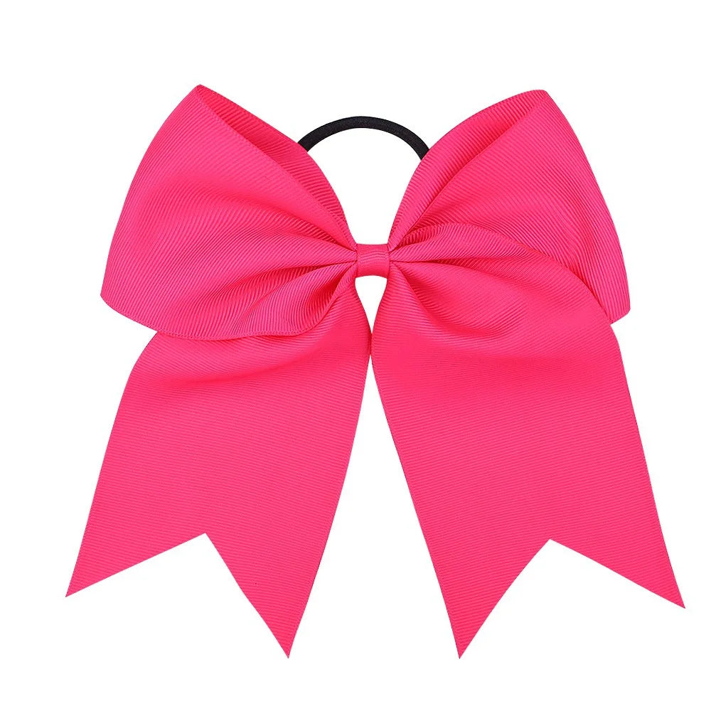 8-Inch Large Cheer Bow Hair Tie