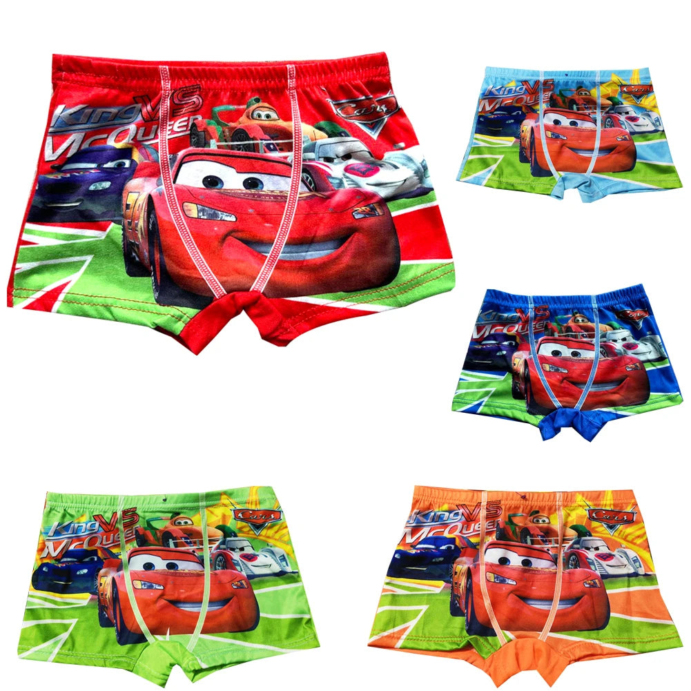 2-Piece Disney Cars Lightning McQueen Boys Boxer Briefs