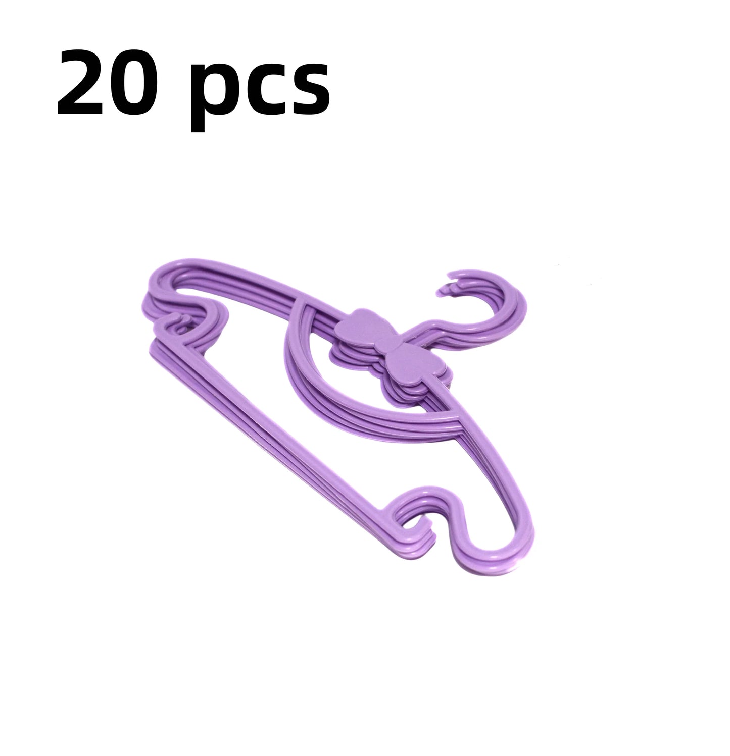 10ct & 20ct Non-Slip Plastic Clothes Hangers