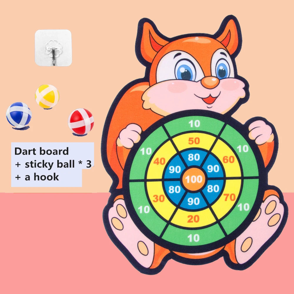 Cartoon Animal Sticky Dart Board