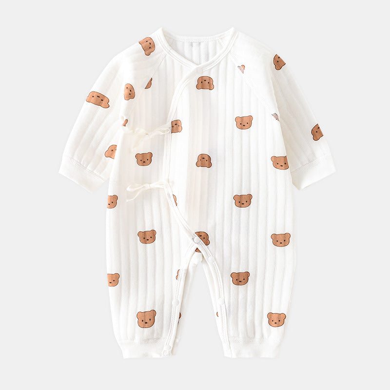 Newborn Teddy Bear Onesie 0M-6M Unisex