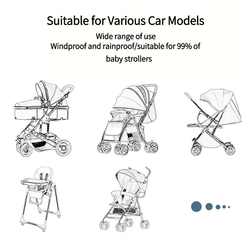 Universal Stroller Waterproof Rain Cover