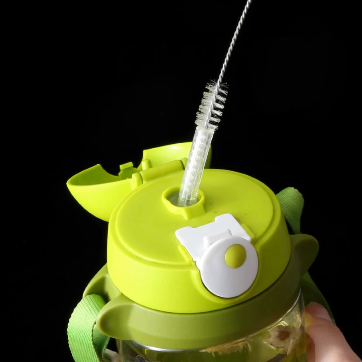 Bending Stainless Straw Brush Cleaner