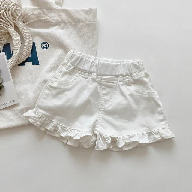 Girls' Summer Ruffle Shorts