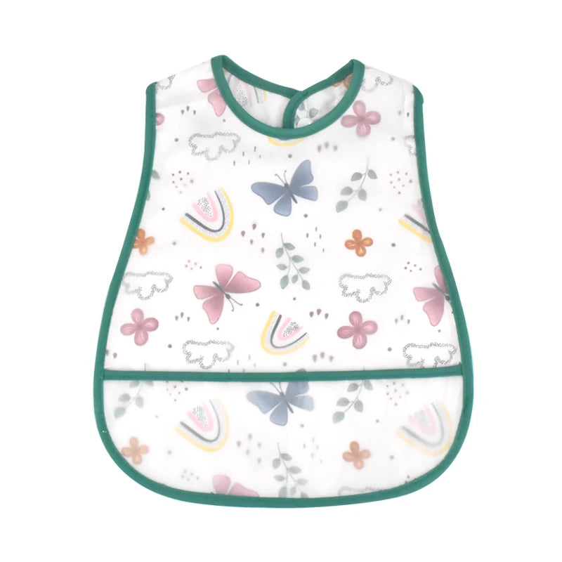 Waterproof Toddler Bib with Pocket