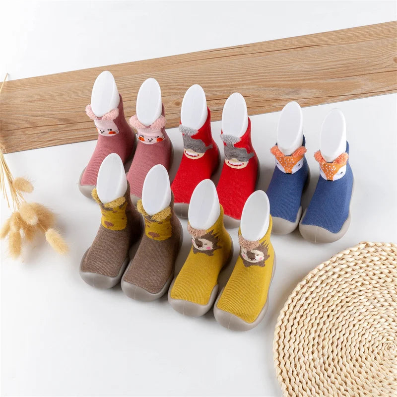 Baby and Toddler Fall Solid Colored Booties