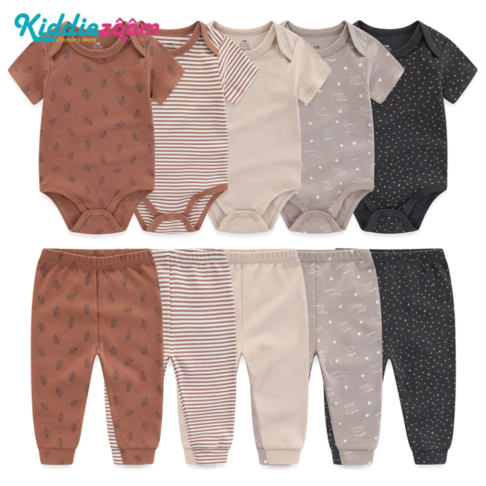 Kiddiezoom 10 Pcs Newborn Matching Sets