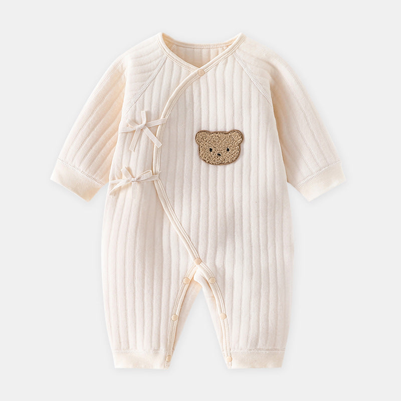 Newborn Teddy Bear Onesie 0M-6M Unisex