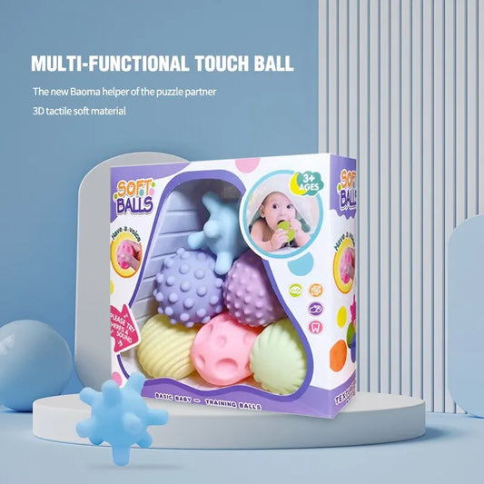 6ct Baby Bath Toy Balls