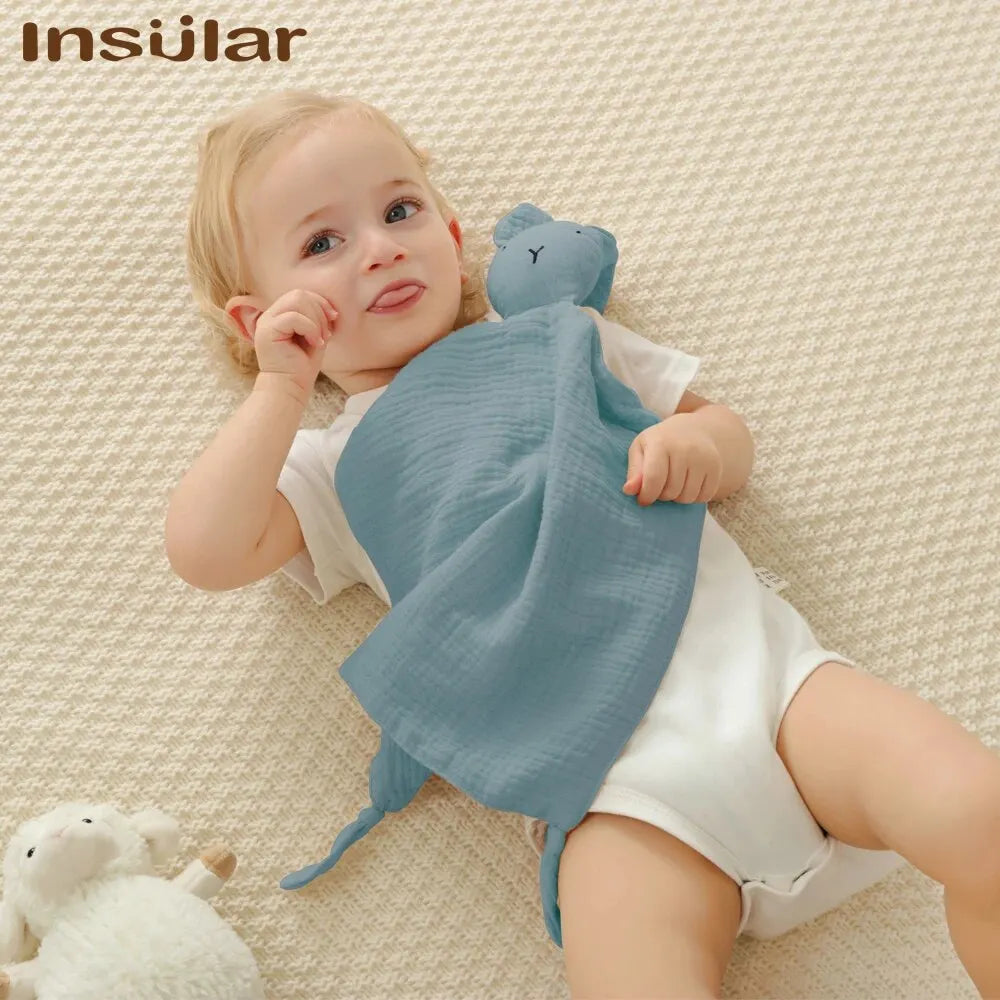 Baby Sleeping Stuffed Animal Towel Toy