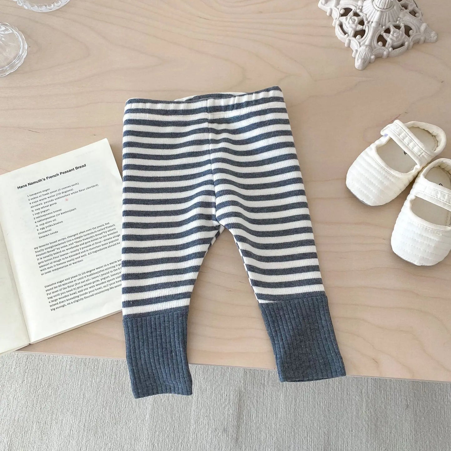 Newborn Striped Autumn Colored Bottoms