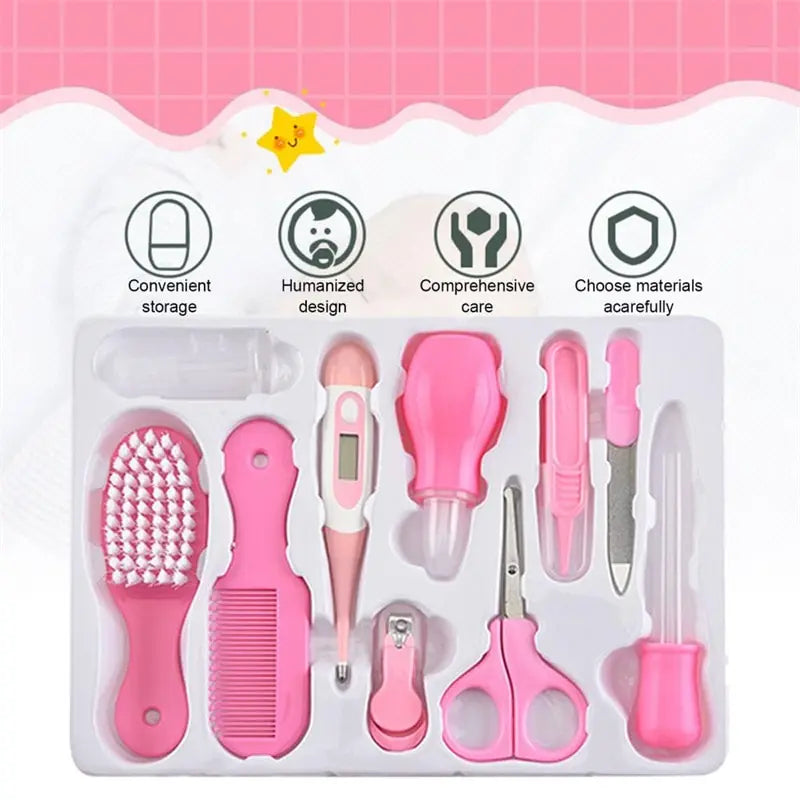 10 Piece Baby Healthcare and Grooming Set