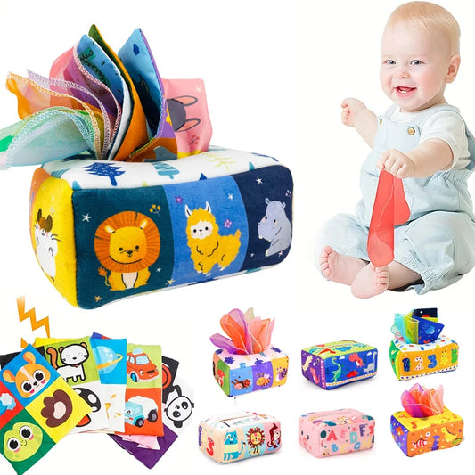 Sensory Toy Tissue Box