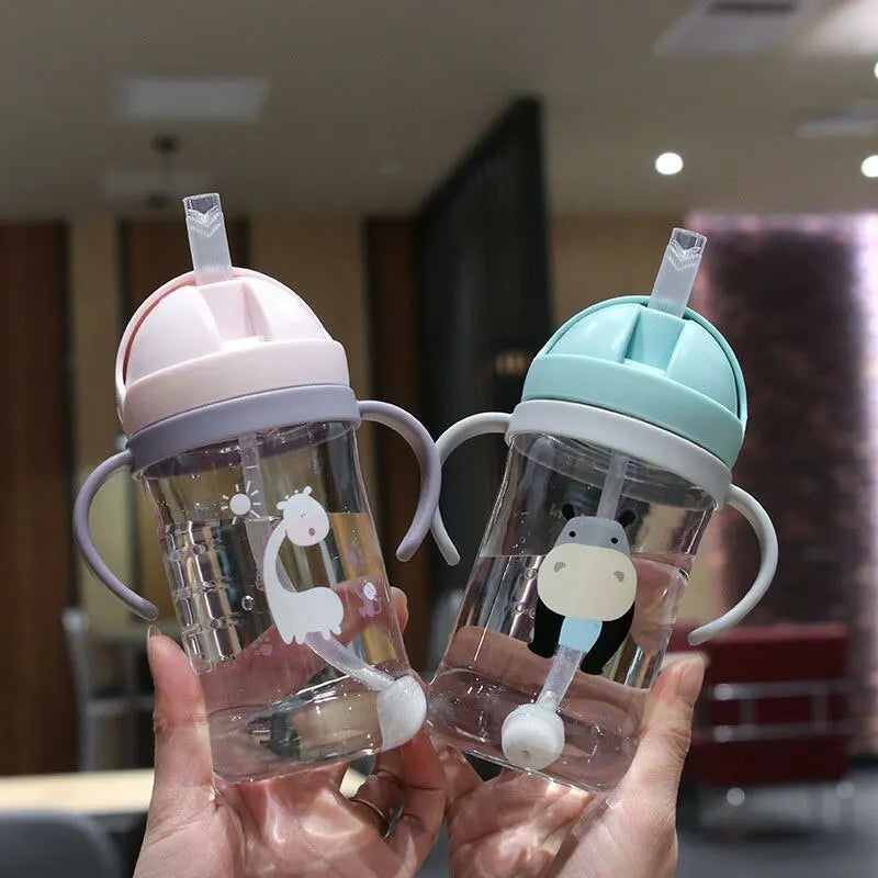 350ml/12oz Kids Sippy Cup with Straw