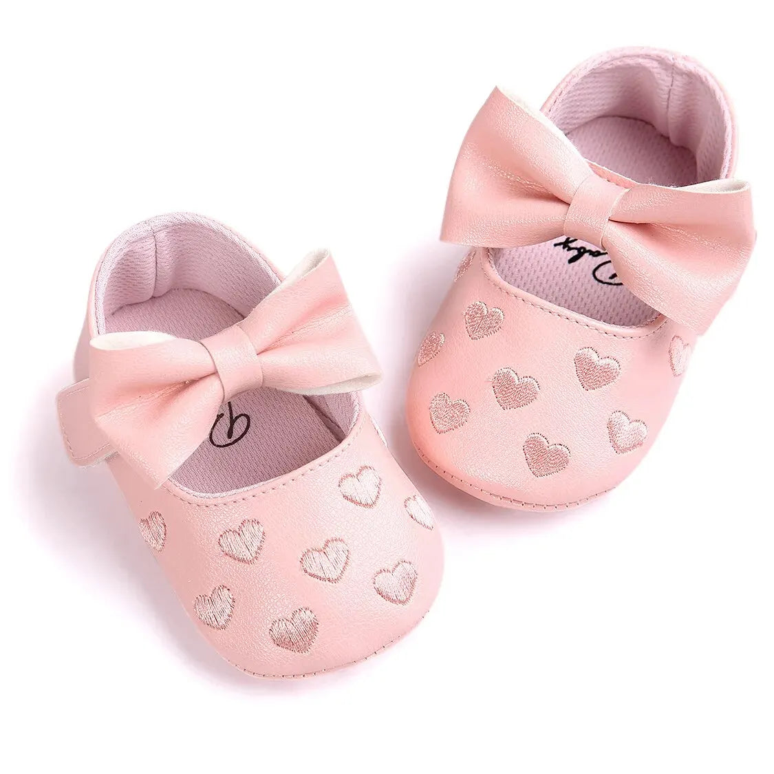 Heart Print with Bowknot Classic Dress Shoes