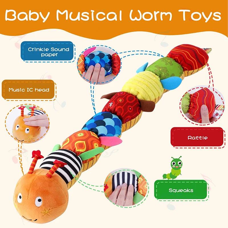 Musical Caterpillar Rattle