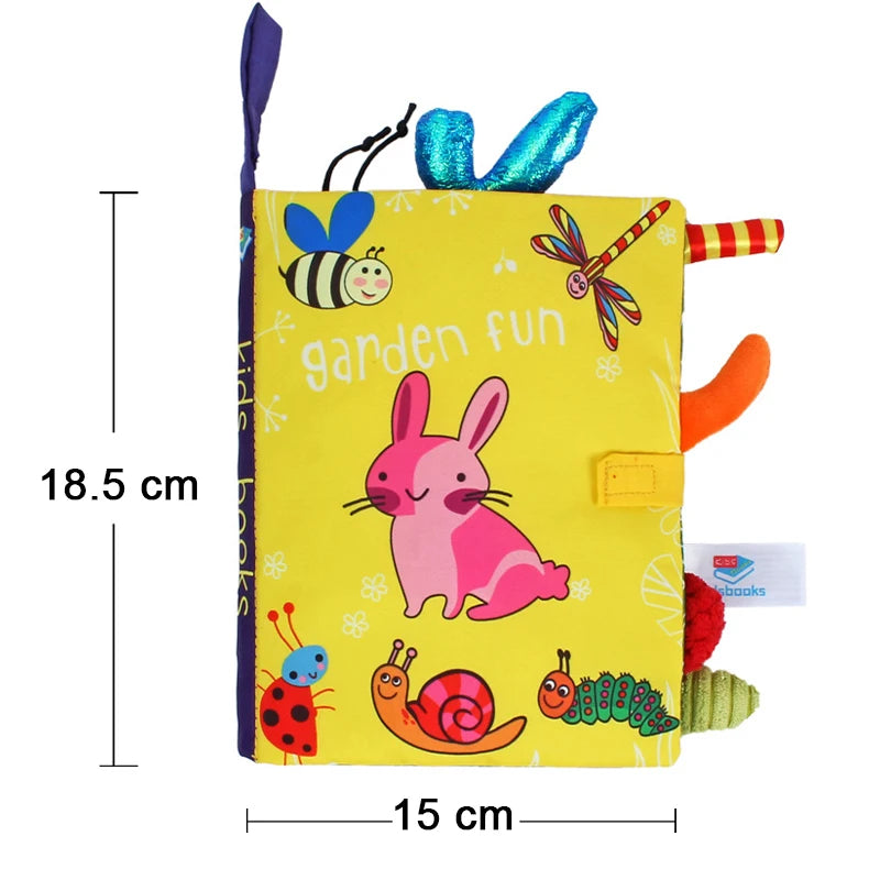 Baby Jungle Cloth Book