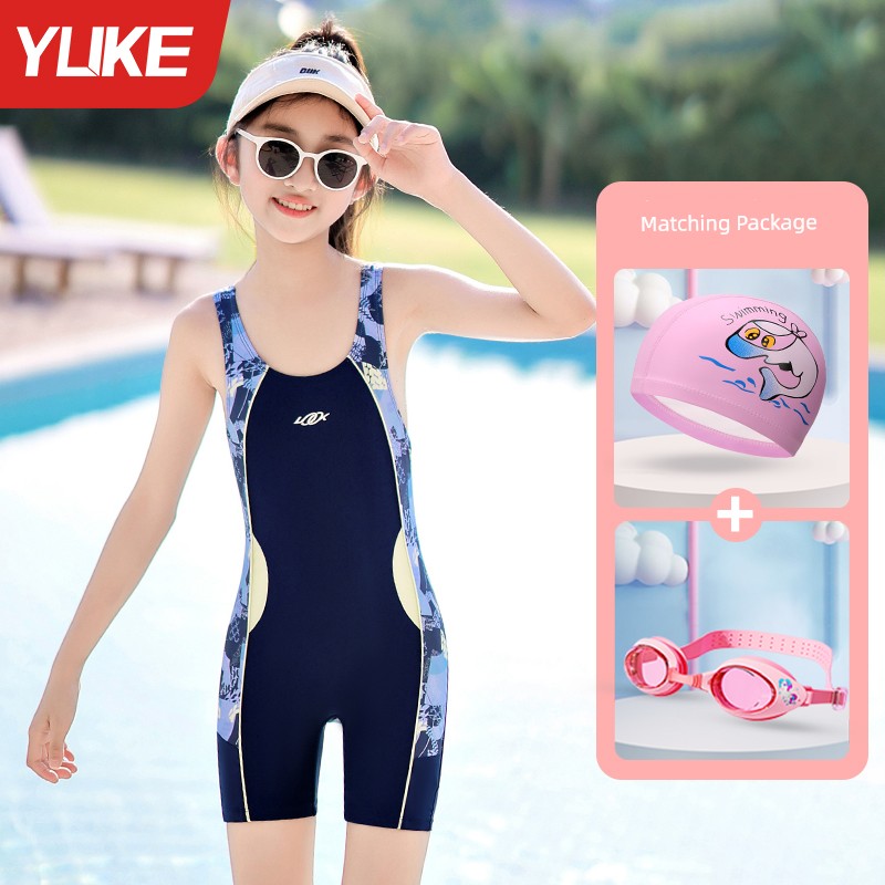 Girls' Summer One-Piece Kids Swimsuit