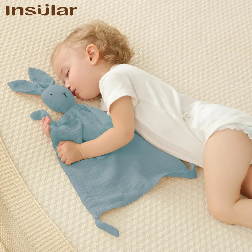 Baby Sleeping Stuffed Animal Towel Toy