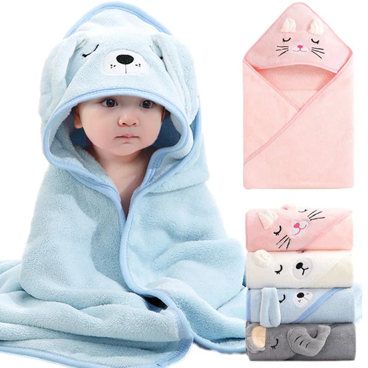 Cartoon Animal Baby Bath Towel