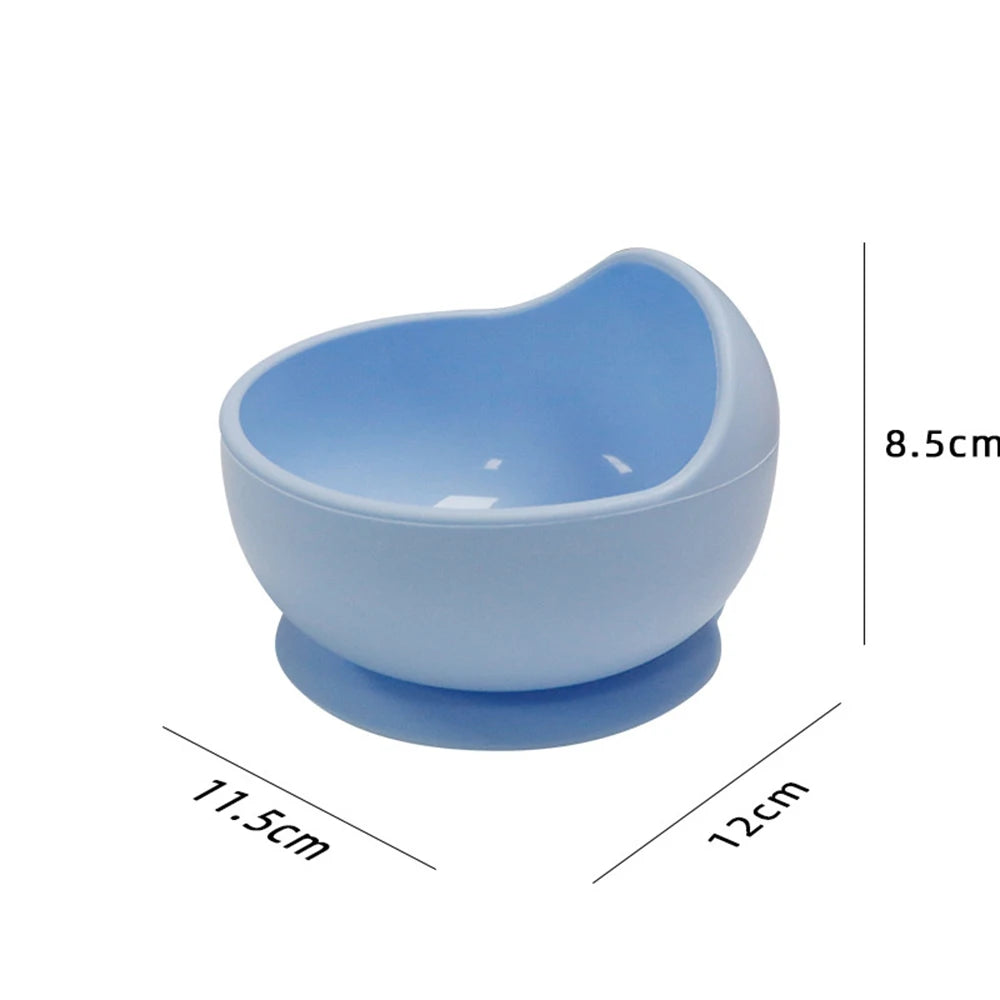 1PC Baby Food Grade Silicone Suction Bowl