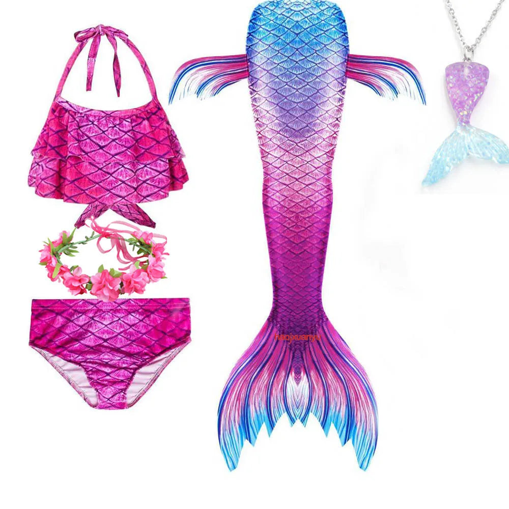 Mermaid Swim Costume with Tail