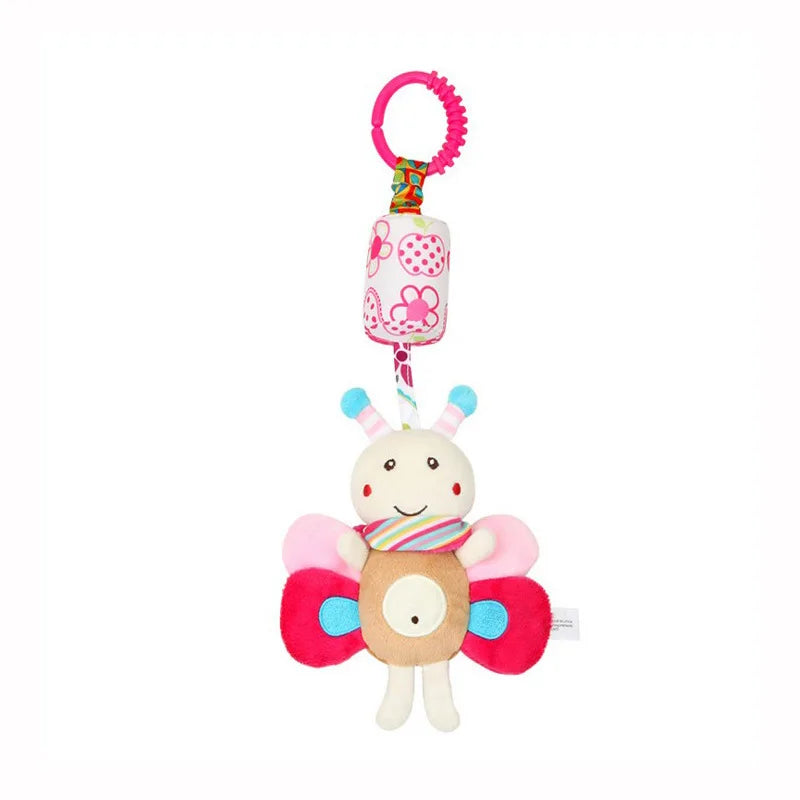 Plush Animal Hanging Rattle