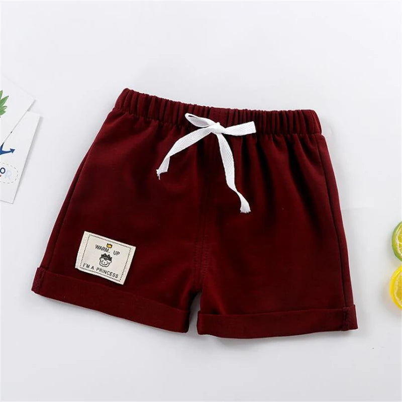 Solid Colored Summer Toddler Shorts