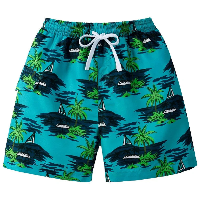 Boys' Aqua Swim Trunks