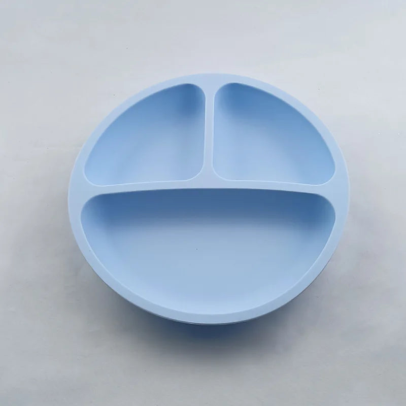 Baby Safe Silicone Dining Plate with Suction – Animal Shaped Bowl