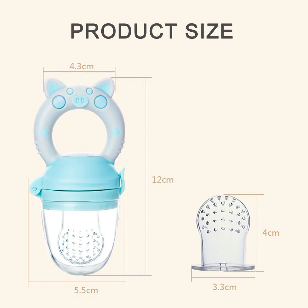 Silicon Baby Feeder Nibbler Gum Soother