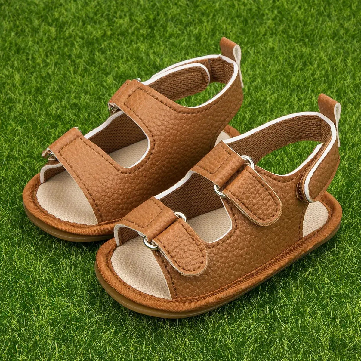 Leather Flat Open Toe Summer Sandals