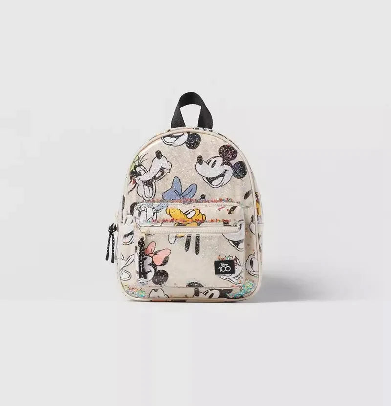 Disney Mickey Mouse Print Sequin Mini Backpack