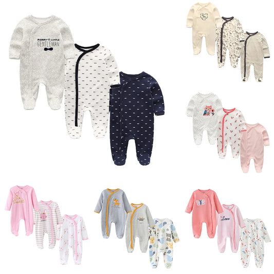 Kiddiezoom 3ct Long Sleeve Onesie