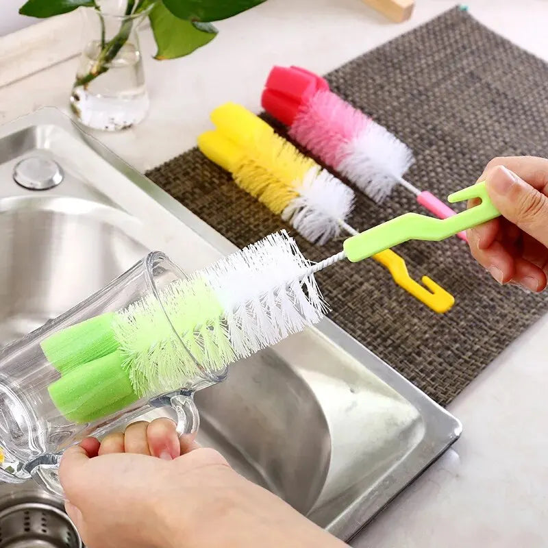 Baby Bottle Cleaning Brush with Sponge