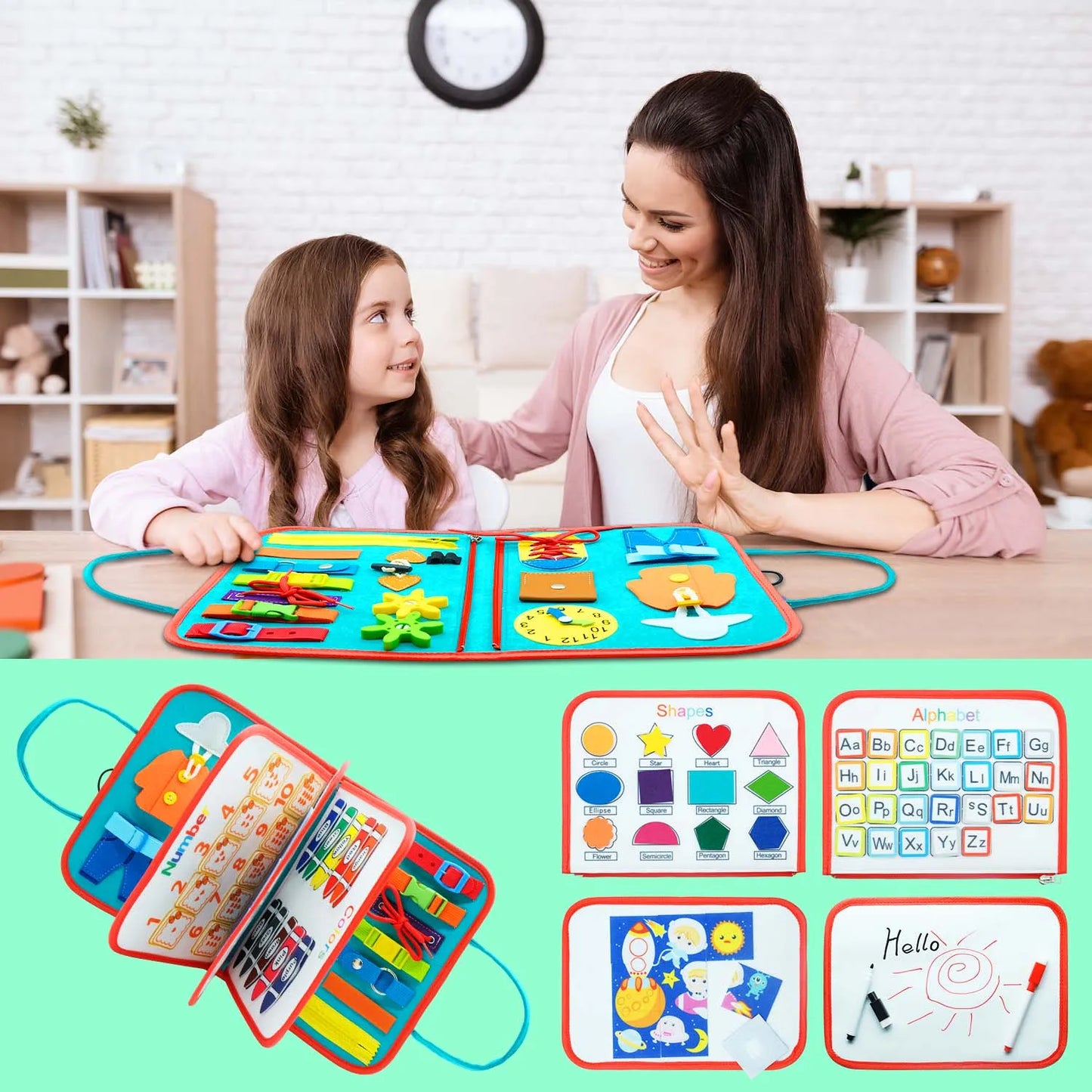 Montessori Educational Busy Board