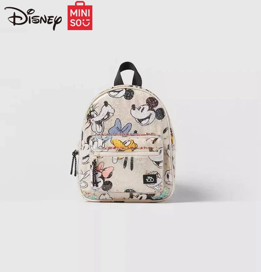 Disney Mickey Mouse Print Sequin Mini Backpack