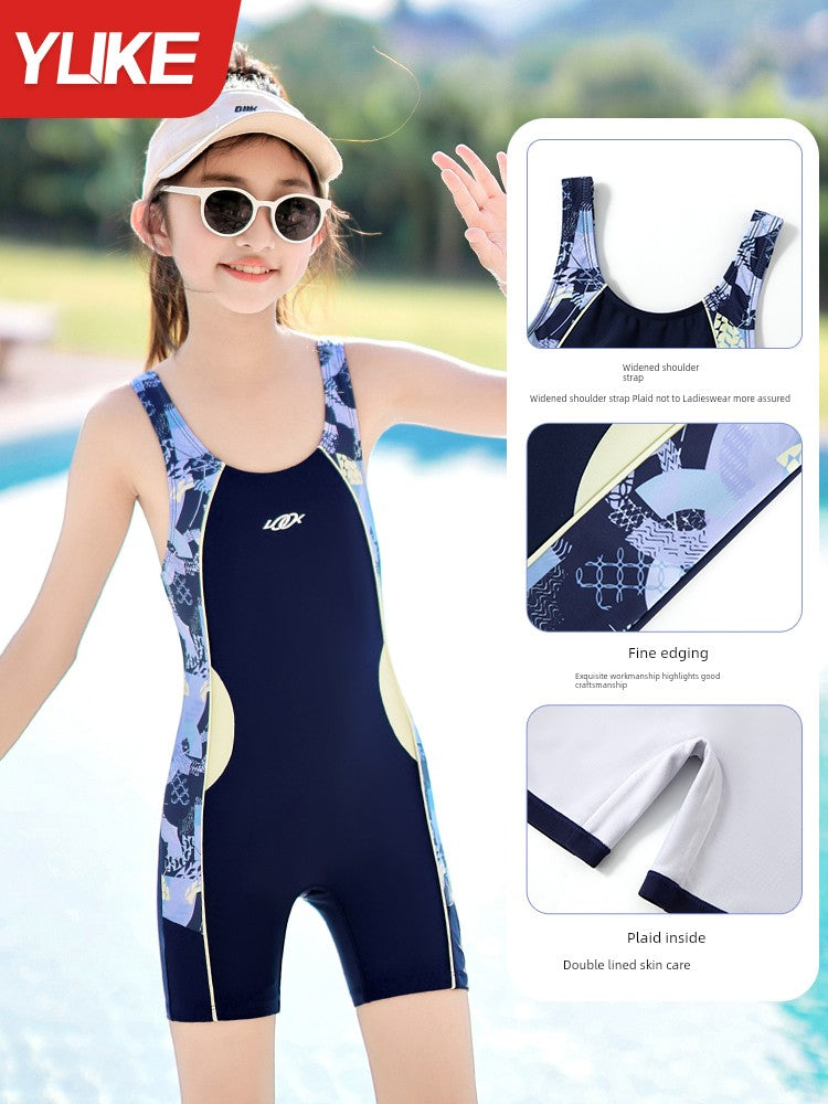 Girls' Summer One-Piece Kids Swimsuit