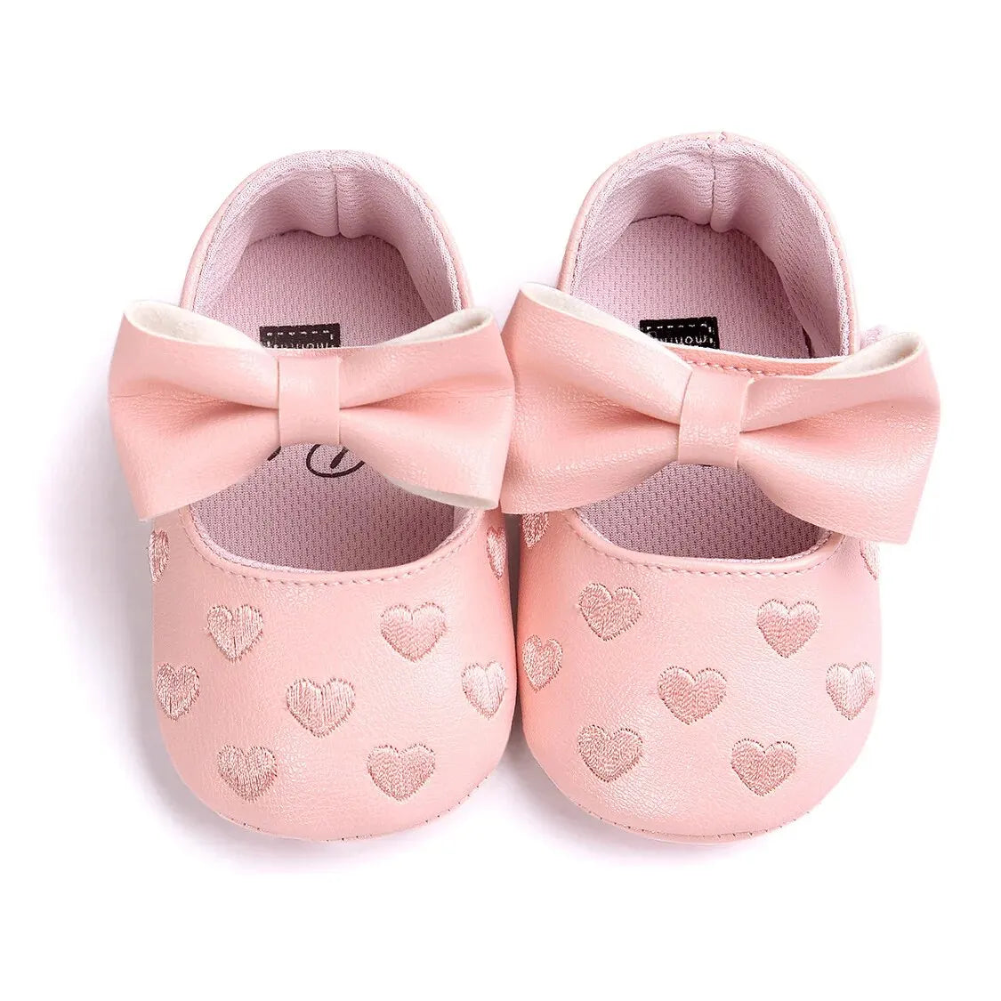 Heart Print with Bowknot Classic Dress Shoes