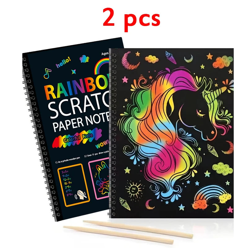 Rainbow Scratch Notepad (100 Sheets)