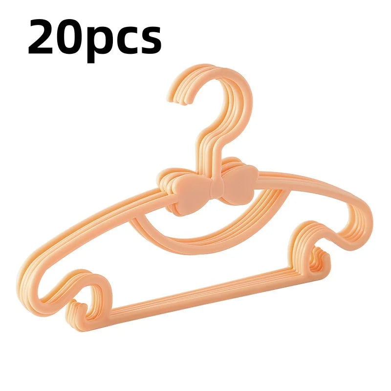 10ct & 20ct Non-Slip Plastic Clothes Hangers