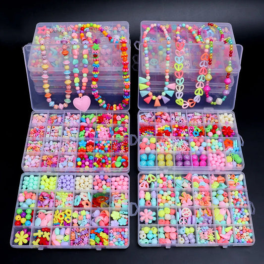 500pcs DIY Bracelet and Necklace Beads