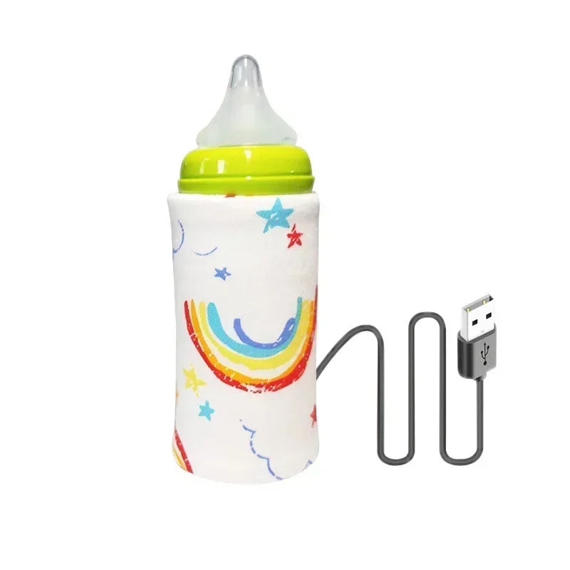 USB Baby Milk Bottle Thermal Bag – Portable Digital Display Heater for Travel