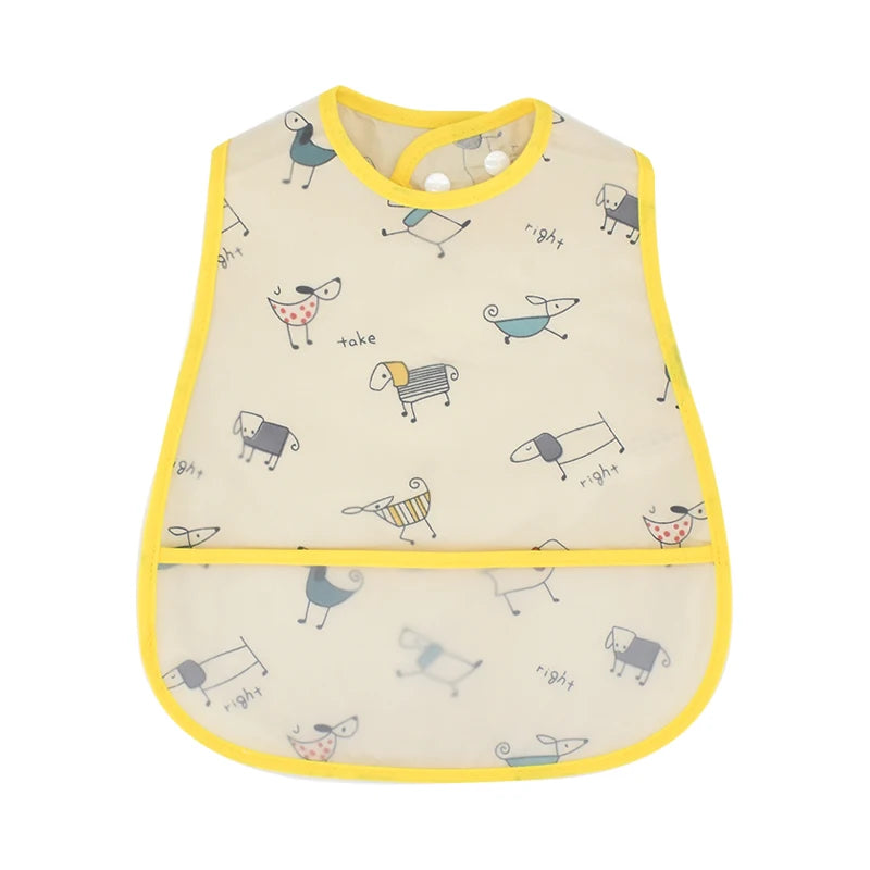 Waterproof Toddler Bib with Pocket