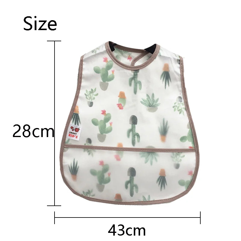 Waterproof Toddler Bib with Pocket