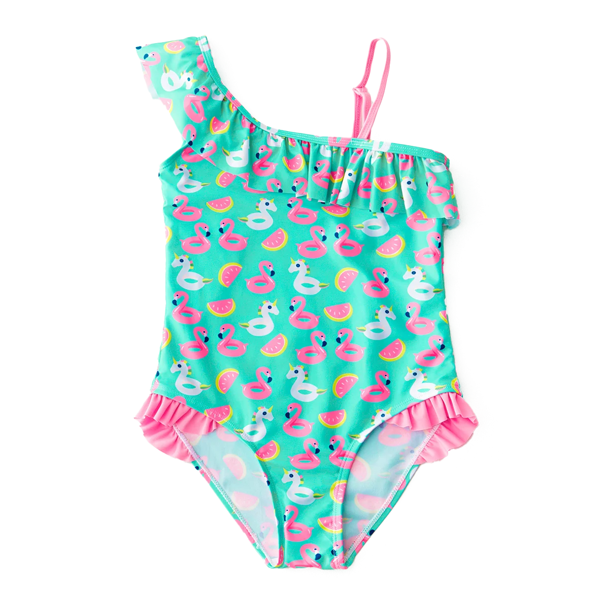 Girls' One Piece Mermaid Unicorn Swimsuits