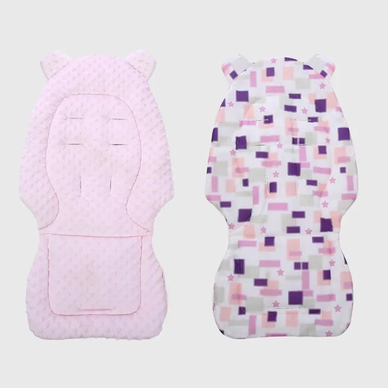 Baby Stroller Seat Cushion – Soft Cotton Double-Sided Pad for Comfort & Warmth 👶🍼