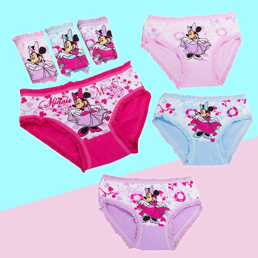 2-Piece Disney Minnie Mouse Girls' Underwear Set