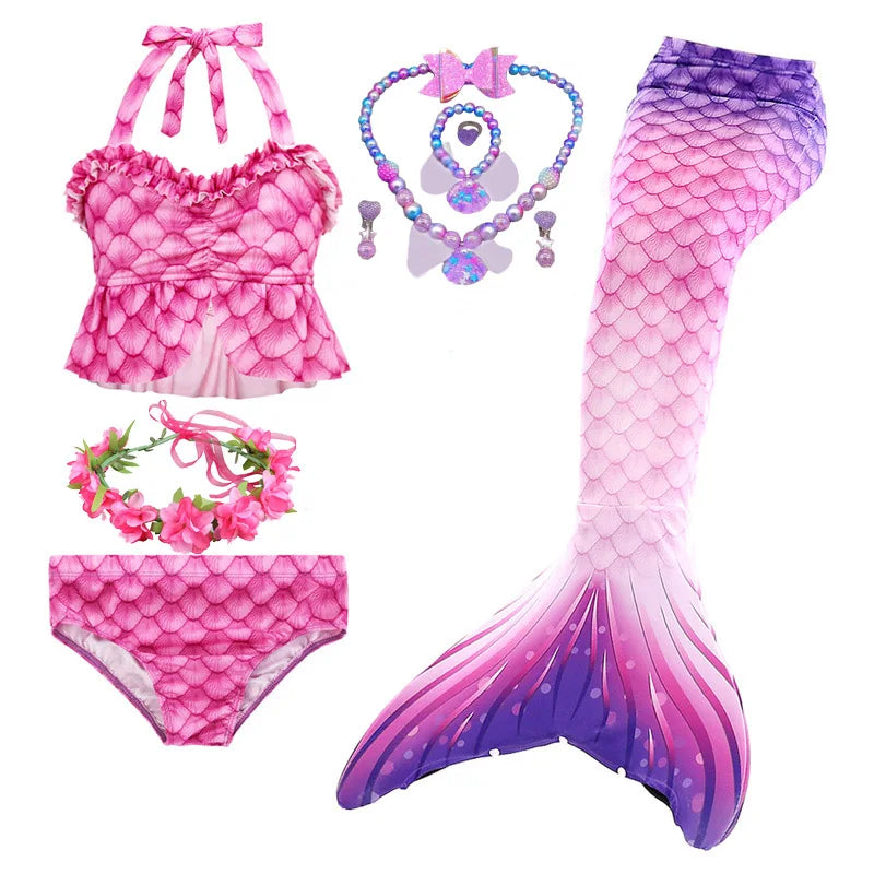 Mermaid Swim Costume with Tail