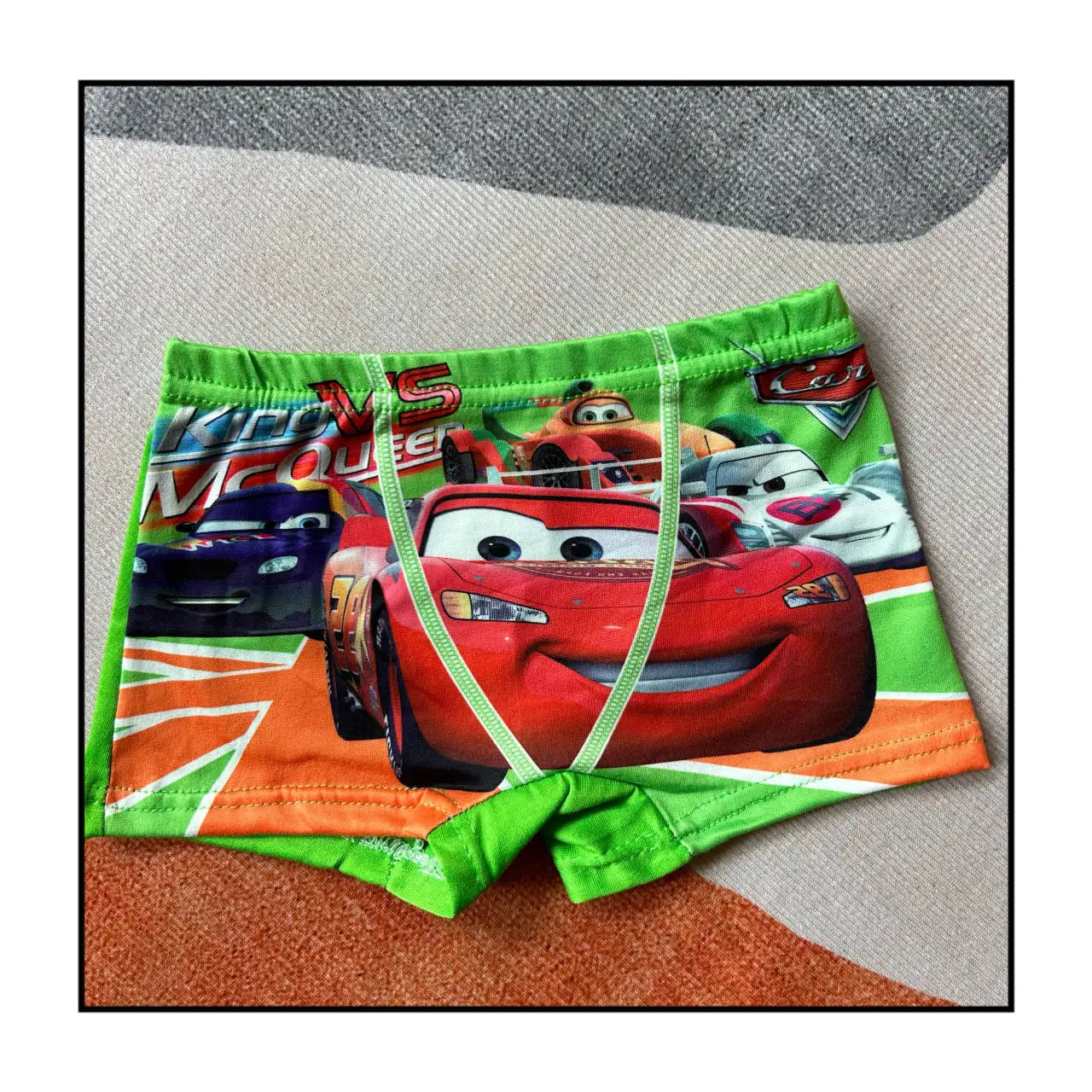 2-Piece Disney Cars Lightning McQueen Boys Boxer Briefs